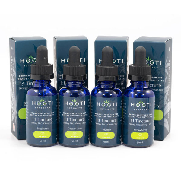 1000mg 1:1 Hybrid Tinctures (Hooti Extracts)